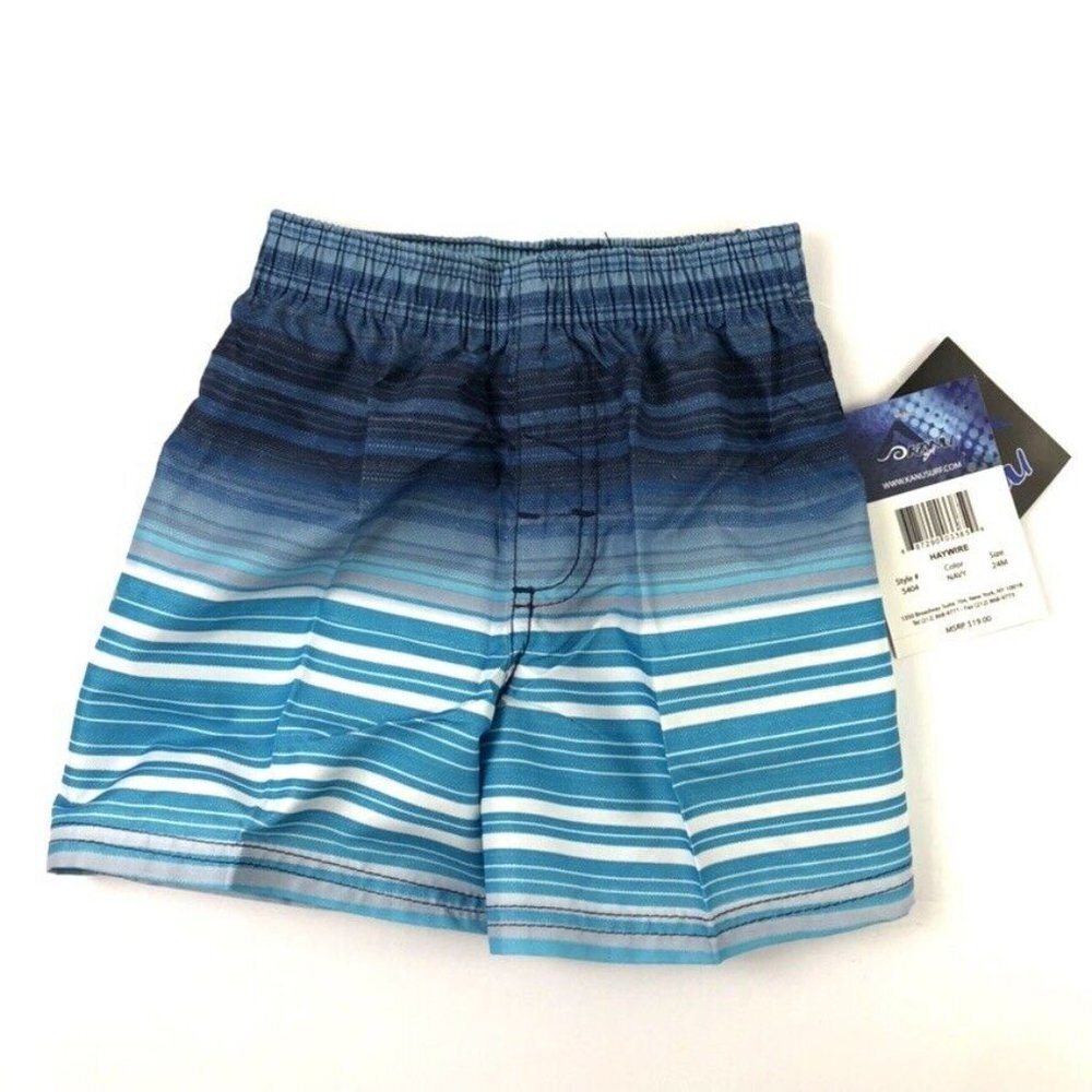 Kanu Surf, Toddler Boy’s Size 24 Months Blue Board Shorts